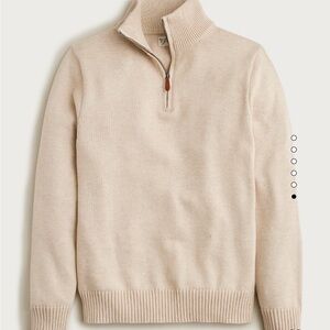 J. Crew Men's Quarter Zip Sweater